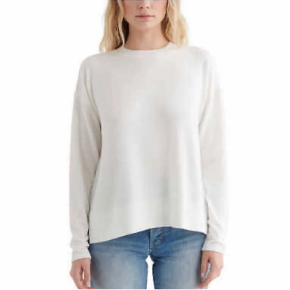 Lucky Brand Lady’s Cozy Crewneck Pullover Sweater